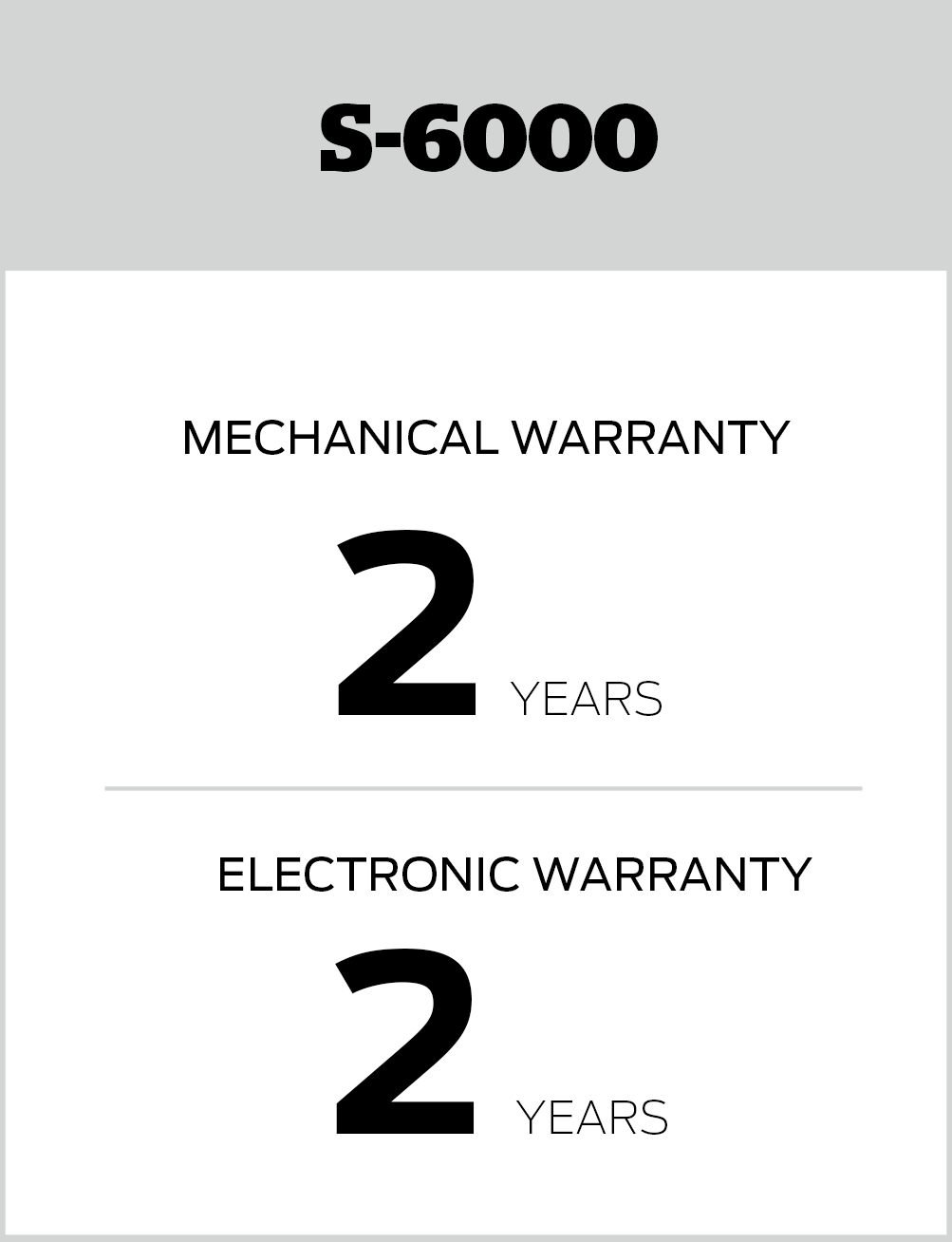 Warranty page